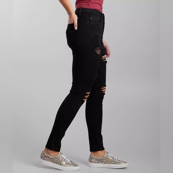 KanCan High Rise Black Skinny Jeans NWT – Size 25 - Picture 10 of 12